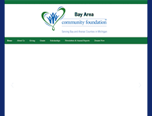 Tablet Screenshot of bayfoundation.org